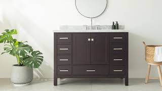 ARIEL Cambridge 49" W Single Sink Vanity by KitchenSource.com