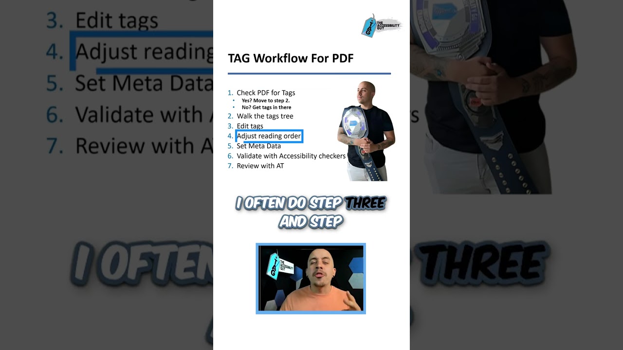 The Accessibility Guy Workflow for PDF Accessibility 