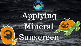 Applying Stream2Sea Mineral Sunscreen