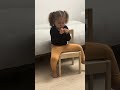 Pırıl kırmızı ojeleri beğenmemiş 💅😂 #baby #shorts #cosmetics #funny #cutebaby