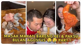 KOMPILASI VIDEO - MASAK MAKAN BARENG PEI & PAKSU BULAN AGUSTUS PART 1