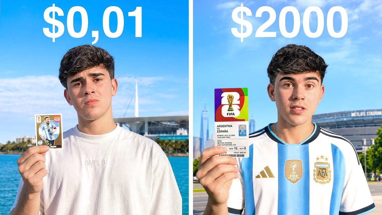 Convertí una Figurita de Messi en una Entrada al Mundial