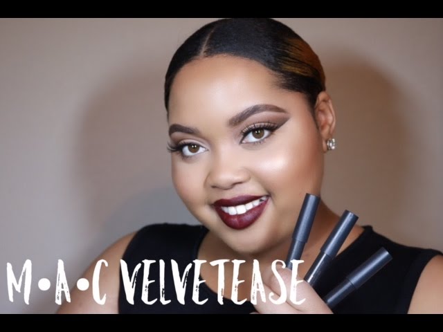 MAC Oh Honey Velvetease Lip Pencil Review & Swatches