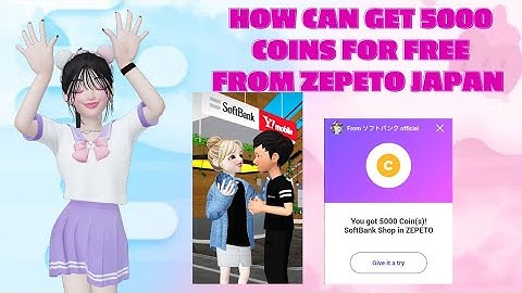 [Full Tutorial]How Can Get 5000 Coins For Free From Zepeto Japan 🎁😱!