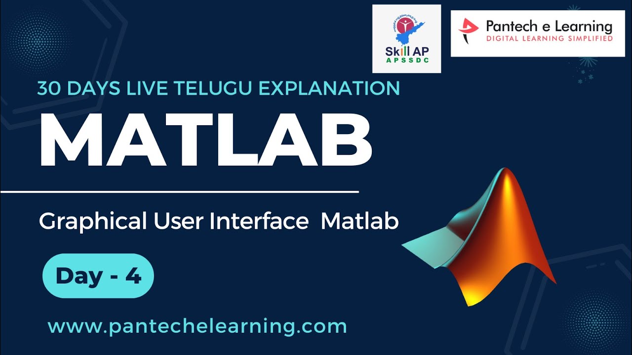 DAY - 04 Graphical User Interface MATLAB | Pantech e learning - YouTube