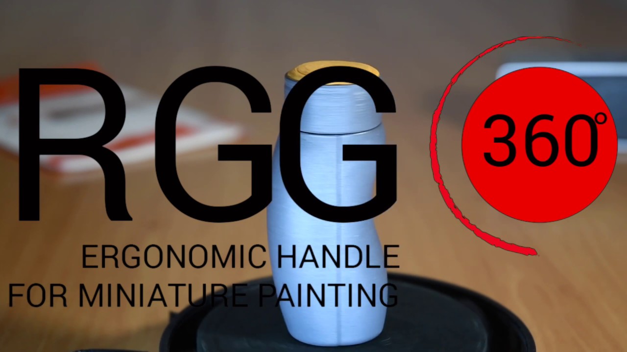 Redgrass Games: RGG 360 ergonomic handle for miniature painting on  kickstarter 