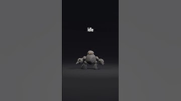 Golem | Dungeon RPG Monsters Evolutions - Stylized Low Poly Animated Enemy #unity #blender #3d