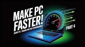 Make Your Computer FASTER! Part 4: Unlock SUPER SPEED & Boost Windows Performance NOW! 🚀⚡