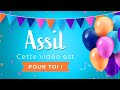 Joyeux anniversaire assil 