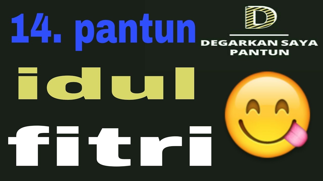 14 pantun idul fitri  YouTube