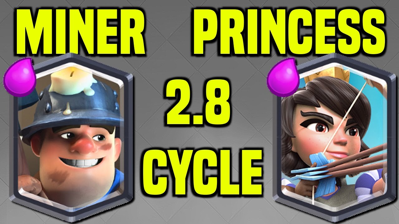 Arena 9 Legendary Control Deck (4100+) - Miner, Ice Wizard, Princess