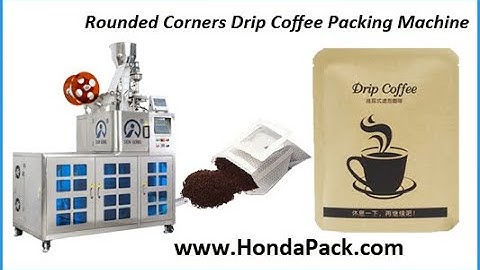 C89 Drip coffee bag packing machine in Shanghai HotelEx 2024