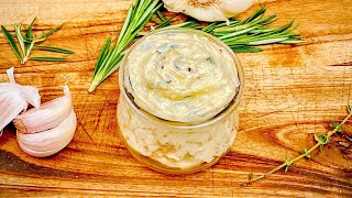 EASY ROASTED GARLIC HERB BUTTER