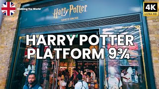 Inside Harry Potter Shop at Platform 9¾ 🇬🇧 | King’s Cross London Full Tour [4K]
