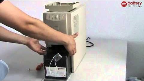 Installation Tutorial video for APC RBC11/RBC55 Replacement batteries.