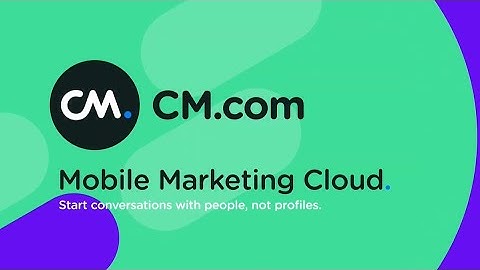 Mobile Marketing Cloud - Start conversations with people, not profiles