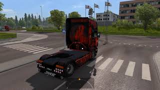 (Ets2 1.28)Scania V8 Open Pipe Sound R500