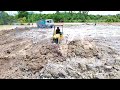 Amazing Small Bulldozer Operator Pushing Rolling Clay | New Project Bulldozer Filling Up Land 2023