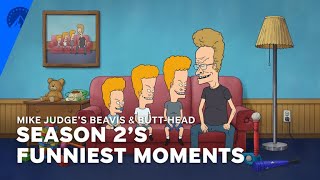 Mike Judge's Beavis And ButtHead | Season 2's Funniest Moments | Paramount+