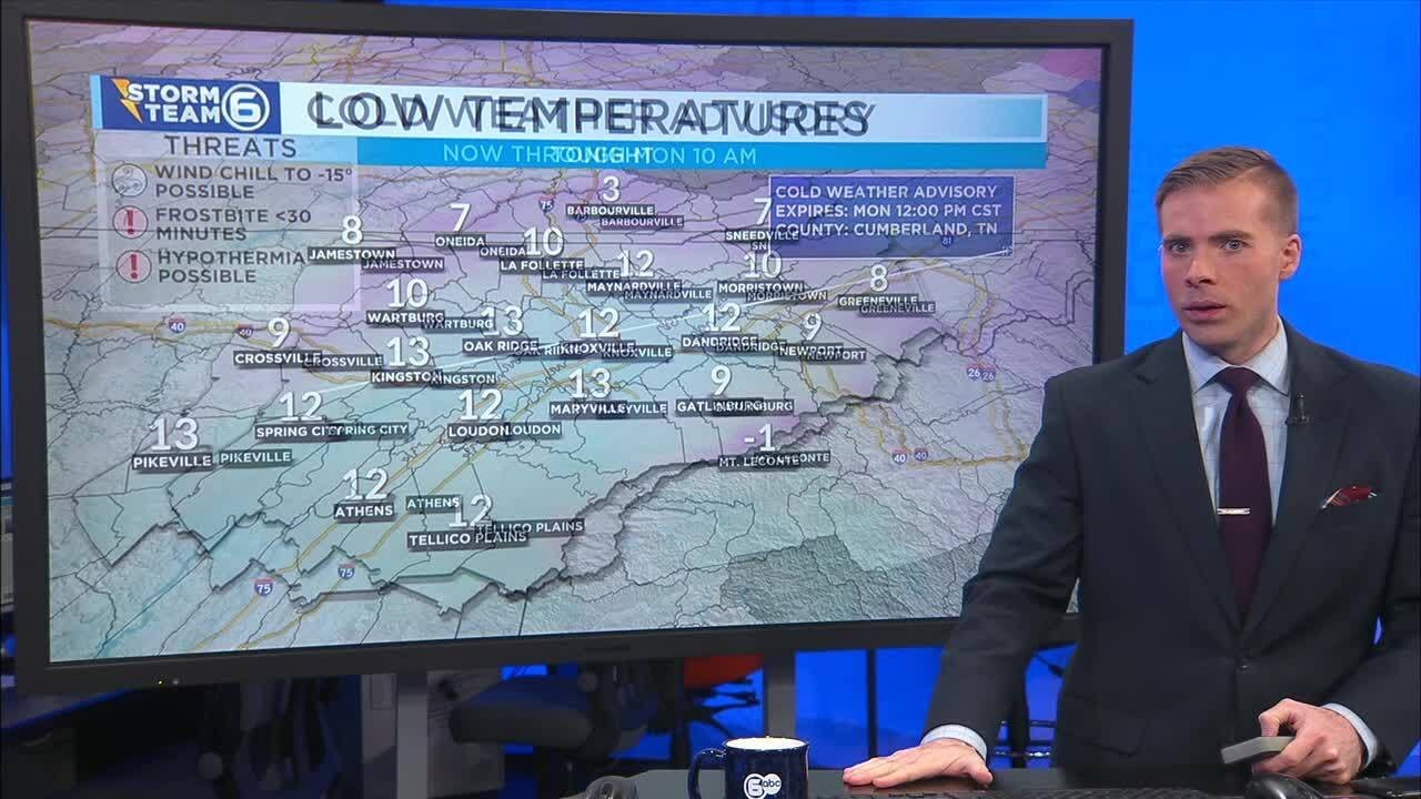 Brutally cold start to the workweek - YouTube