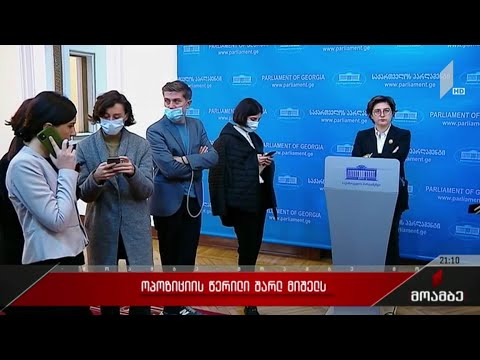 ოპოზიციის წერილი შარლ მიშელს