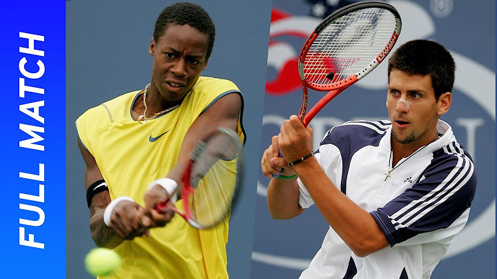 18-year-old Gael Monfils vs 18-year-old Novak Djokovic | US Open 2005 Round 1