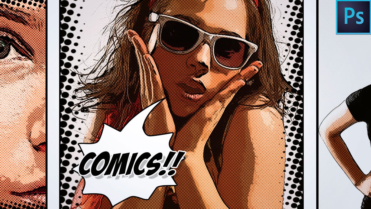 How to Make a Comic Book Cartoon Effect From a Photo — Photoshop