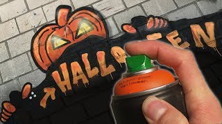 🎃 HALLOWEEN GRAFFITI 💀 - stripped down abandoned building