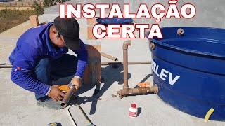 COMO INSTALAR CAIXA D'ÁGUA DO JEITO CERTO