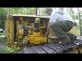 Caterpillar RD6 #2H3072 - Taking Down Three Dangerous Trees & Full Startup Sequence Footage