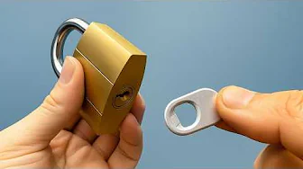 Open any lock without a key in no time! Smart DIY tips