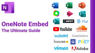 OneNote embed - the Ultimate Guide //  YouTube, PowerPoint, Forms, Word, and more!