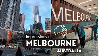 FIRST IMPRESSIONS OF MELBOURNE | 48 hours in Australia (Travel Vlog 2023)