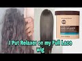 How To Relaxed A Full Lace wig/ notoriouly Matting Wig @faithletsgrow healthyhair