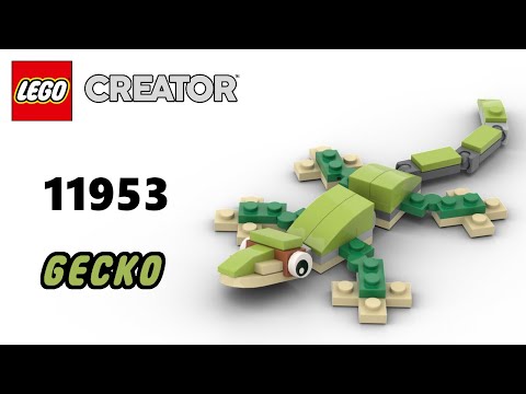 LEGO 11953 GECKO | LEGO Creator Magazine Gift Virtual Build
