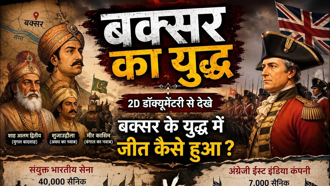 #BuxarBattle #BattleOfBuxar #IndianHistory #HistoryDocumentary ...