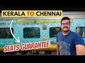 Kerala to chennai seats guarantee   trivandrum  chennai super ac express journey vlog