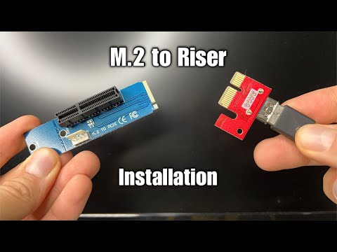 M.2 To PCIE Riser Adapter