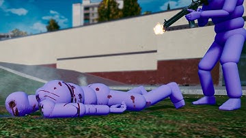 PROJECT HEXANE! Very Realistic Physics! Active Ragdoll and Brutal Kills! #6