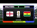 INGLATERRA VS GHANA JORNADA 2 GRUPO L FIFA WORLD CUP 2026 SIMULACIÓN EN VIVO LTA MOD EAFC 26