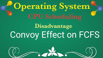 Convoy Effect on FCFS | CPU scheduling algorithm