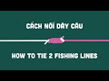 Cách Nối Dây Câu | How To Tie Two Fishing Lines - Fishing Tips And Tricks - Homemade Products