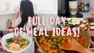 What I Eat In A Day  Easy Meal Ideas! Poke Bowl, Pollo Guisado MissLizHeart