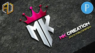HOW TO EDIT THE M & K MONOGRAMS, IN THE PIXELLAB APP screenshot 4