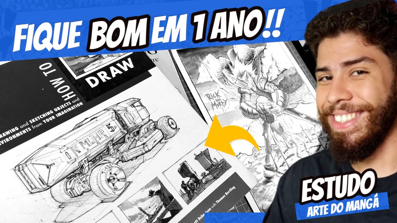 Como estudar  DESENHOS para DESENHAR QUALQUER COISA! (LIVROS, DICAS ) Part 1