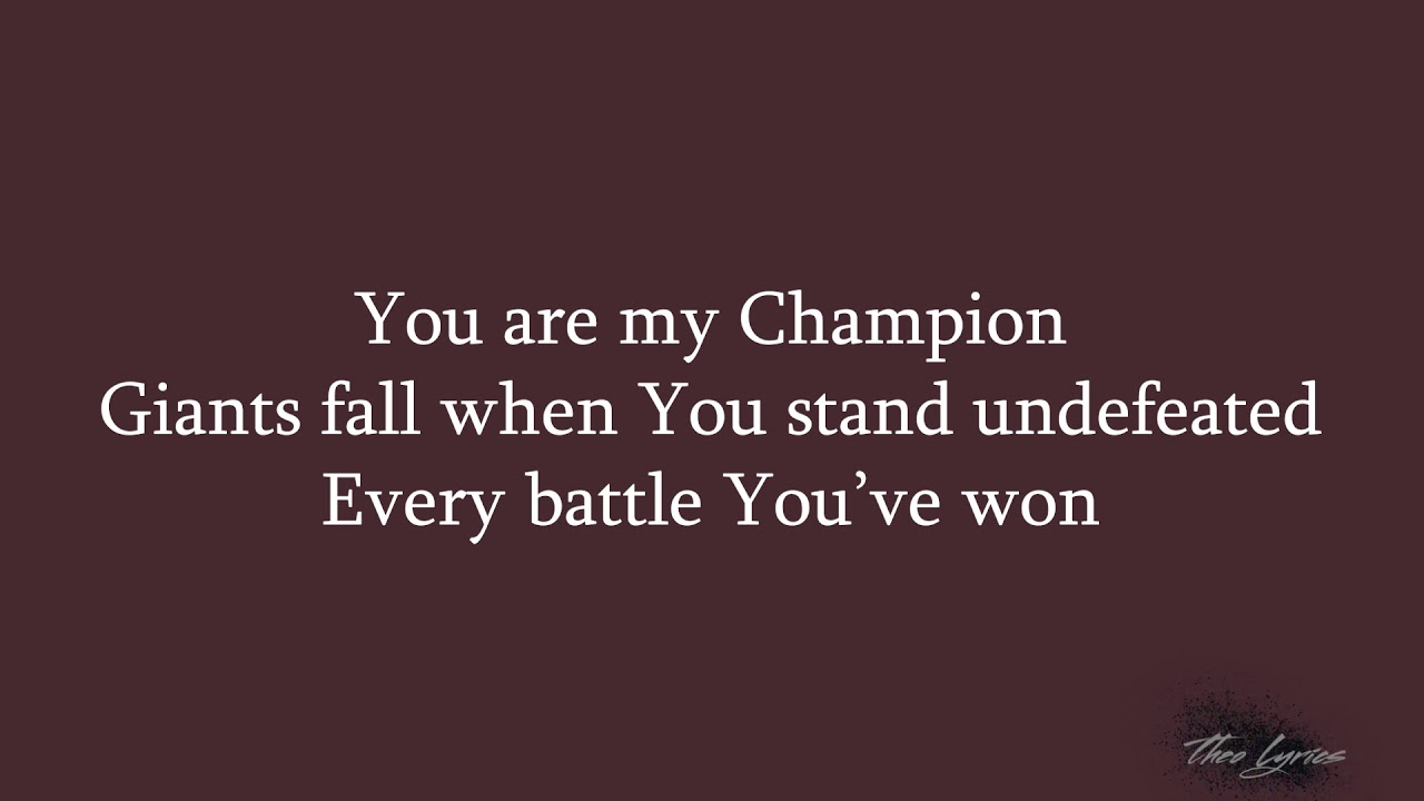 pix You Are The Champion Lyrics champion bethel music ft dante bowe lyrics