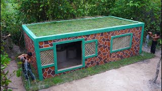Build The Most Creative Private Grass Roof House Design With Great Invisible Living Room In Forest by The Survival Wild 23,219 views 8 months ago 17 minutes