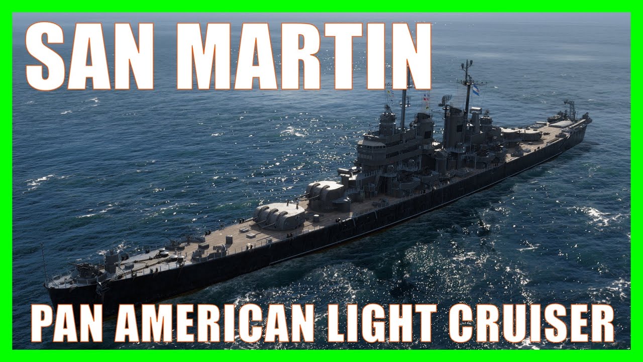 San Martin Pan American Light Cruisers World of Warships Wows