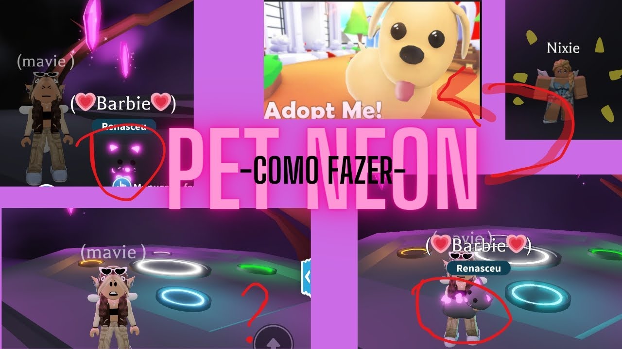 TROQUEI MINHA RÃ MEGA NEON NO ADOPT ME - Roblox 