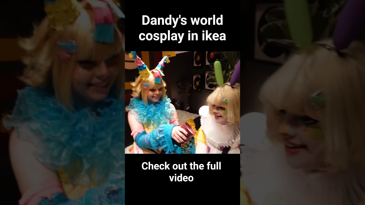 Yatta & Looey divorce...#roblox #dandysworld #cosplay #comiccon